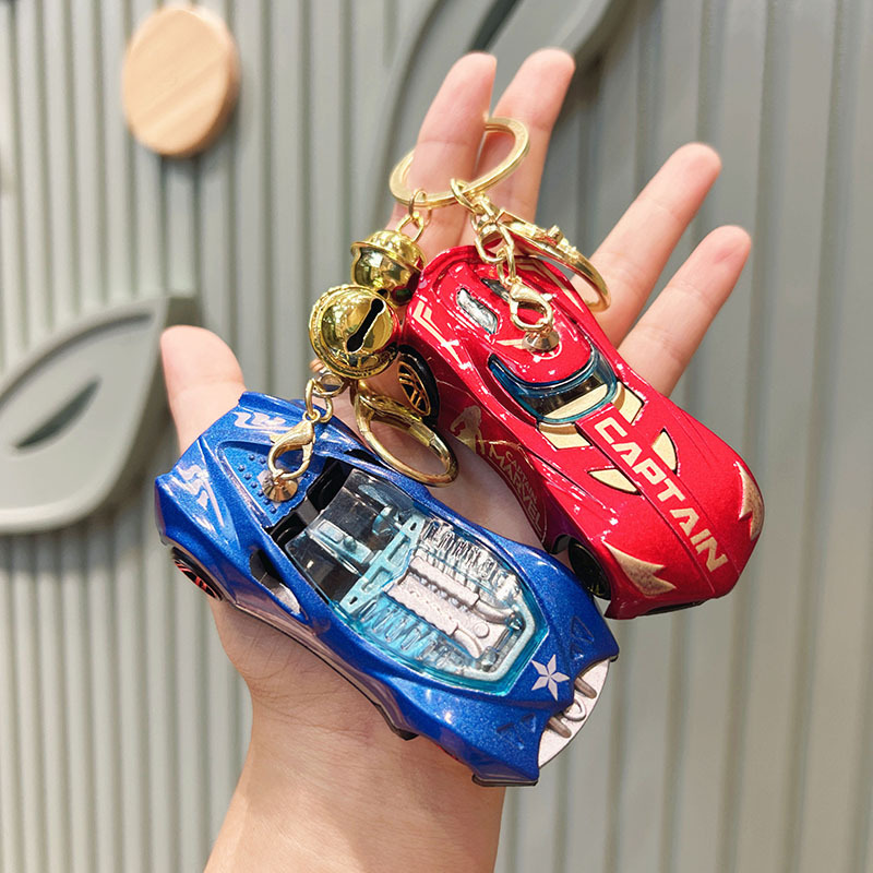 迷你英雄概念战车书包挂件赛车玩具模型汽车男生饰品钥匙链钥匙扣