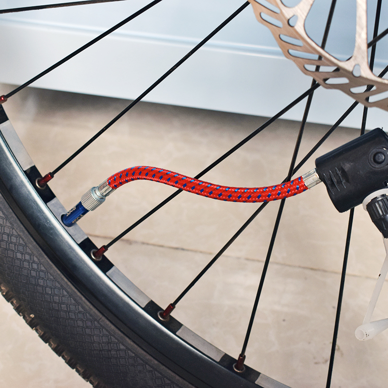 极速自行车打气筒延长气管气嘴管篮球平衡车充气管橡胶软管美嘴延