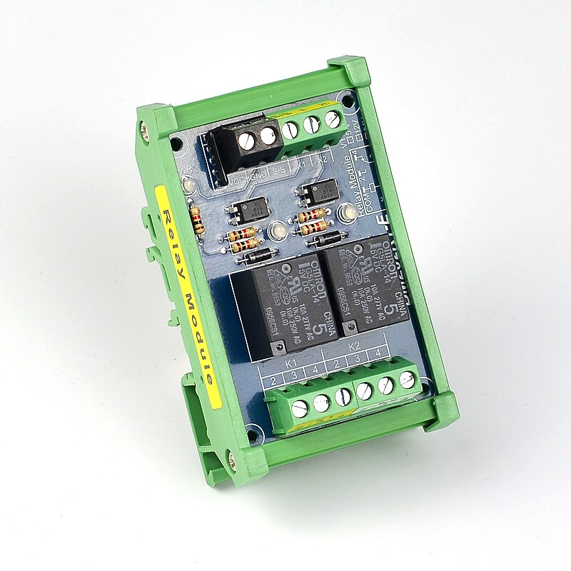 光耦隔离继电型器模组模块 3.3V/5V/12V/24V单片机PLC信号放大板