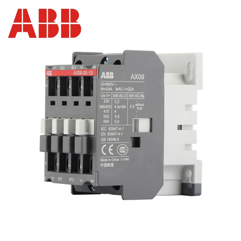 ABB交流接触器 AX9-30-10 220V AX12AX16AX26AX30AX40AX370 380V
