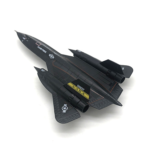 高档1:144美国SR-71黑鸟侦察机仿真合金战斗机飞机模型成品包邮