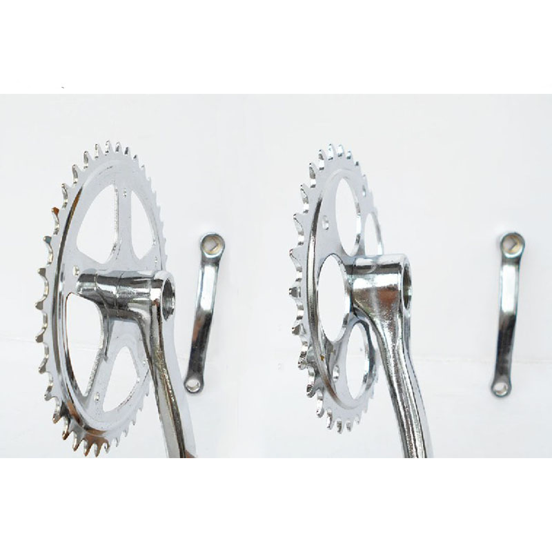自行车牙盘单车齿轮中轴链轮链条轮飞轮轮盘曲柄齿盘单速转动大盘