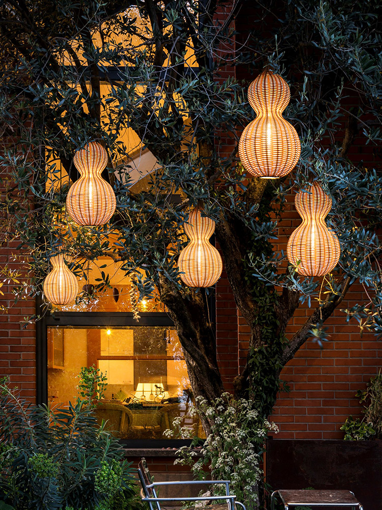 中式庭院灯别墅院子花园防水户外吊灯露台屋檐装饰葫芦景观挂树灯