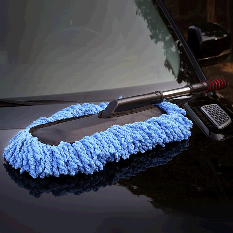 洗车拖把汽车擦车专用刷车子软毛工具刷除尘掸子扫灰不伤车用品%