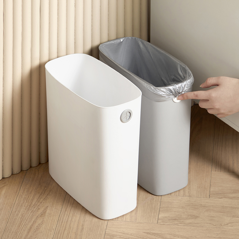 夹缝垃圾桶卫生间窄家用厨房无盖小号长方形厕所缝隙专用放纸纸篓