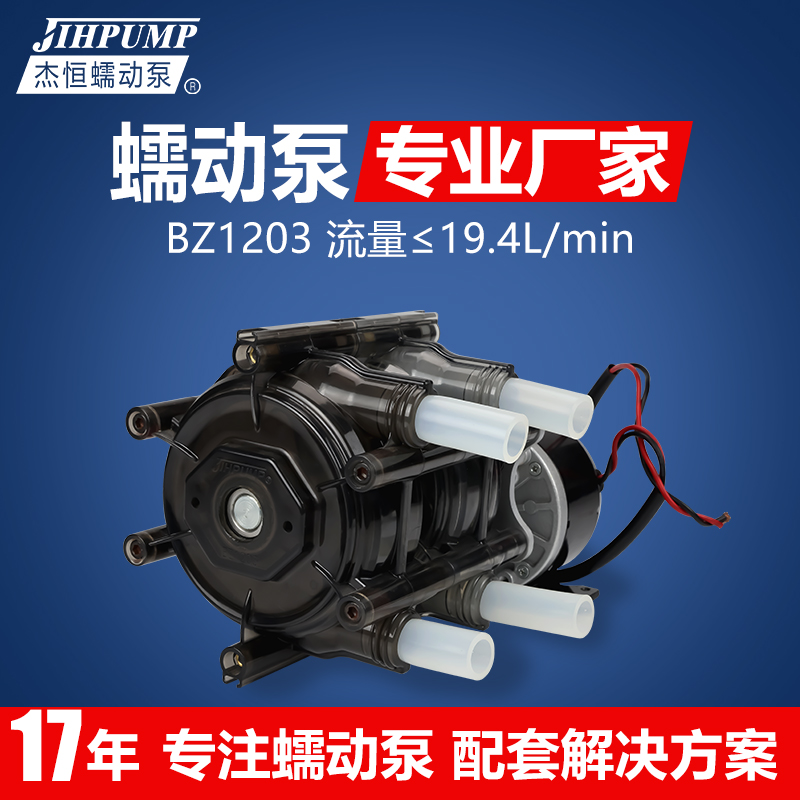 杰恒BZ1203工业蠕动泵大流量标准型恒流泵计量泵直流灌装机抽水泵