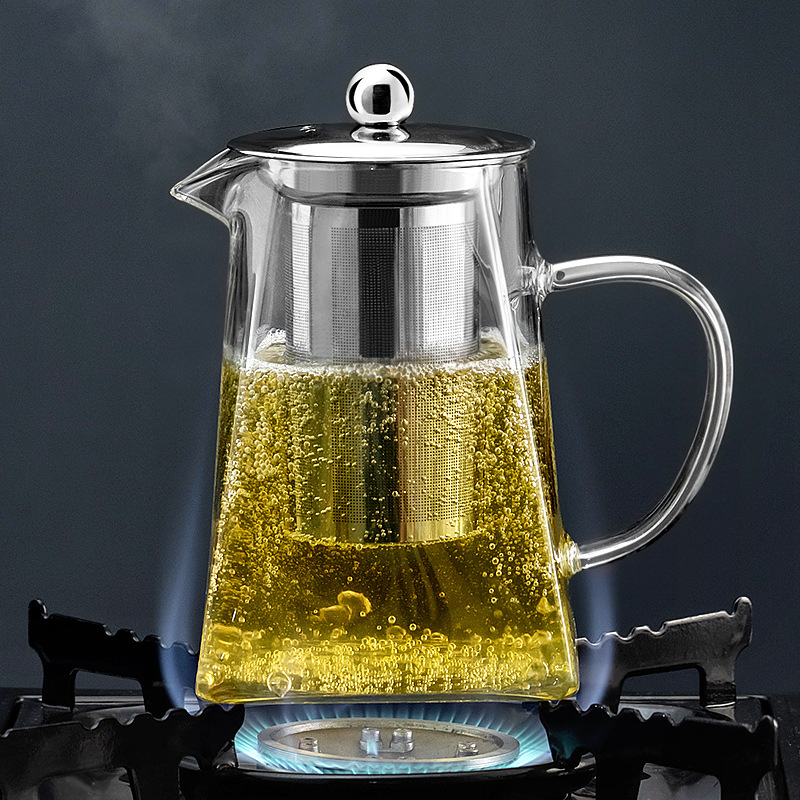 天喜茶壶茶具套装家用电陶炉煮花茶耐高温加厚玻璃烧水壶小泡茶壶