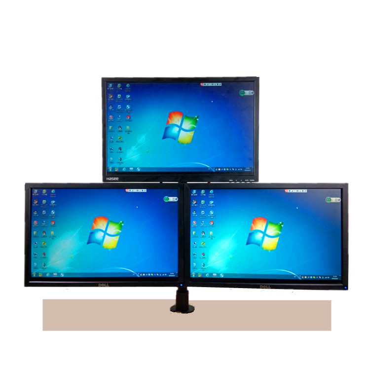 桌面电脑双屏显示器支架三屏四屏液晶屏幕挂架