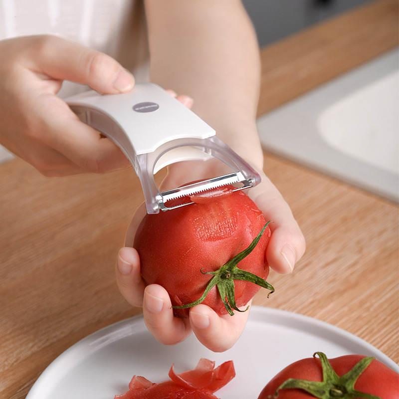 日式两用削皮刀水果蔬菜刨刀多功能厨房家用去皮刮皮器削皮刀