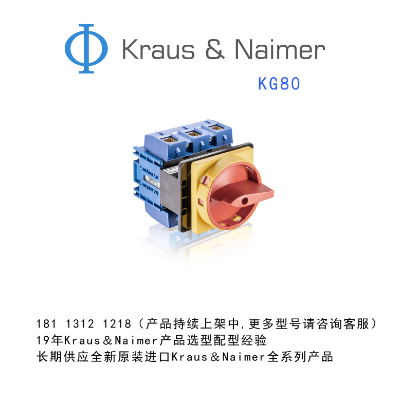 Kraus & Naimer 隔离转换开关 KG80 T303/SGZ621E T203/SGZ006E