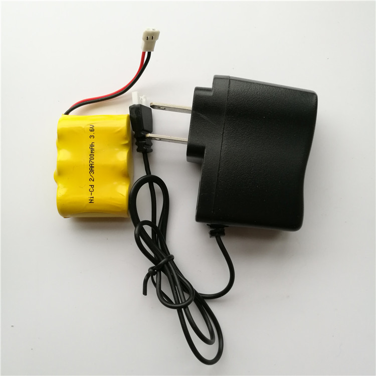 变形玩具车充电电池3.6V 电池组 XH空对空接口大黄蜂遥控车充电器