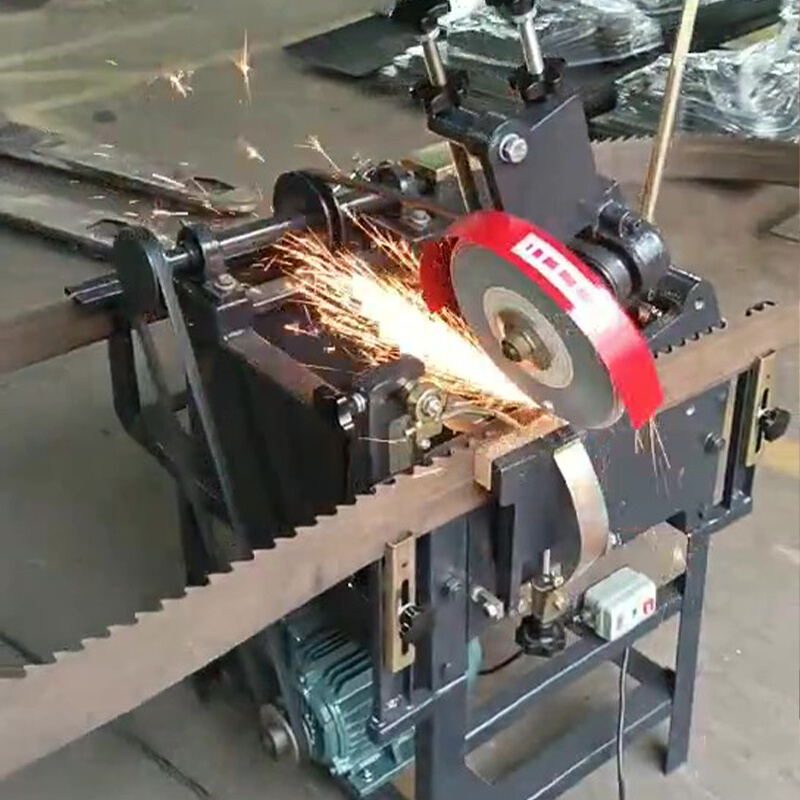 定制木工机械自动细木工立式带锯卧式带锯普通大锯条磨齿机挫齿机