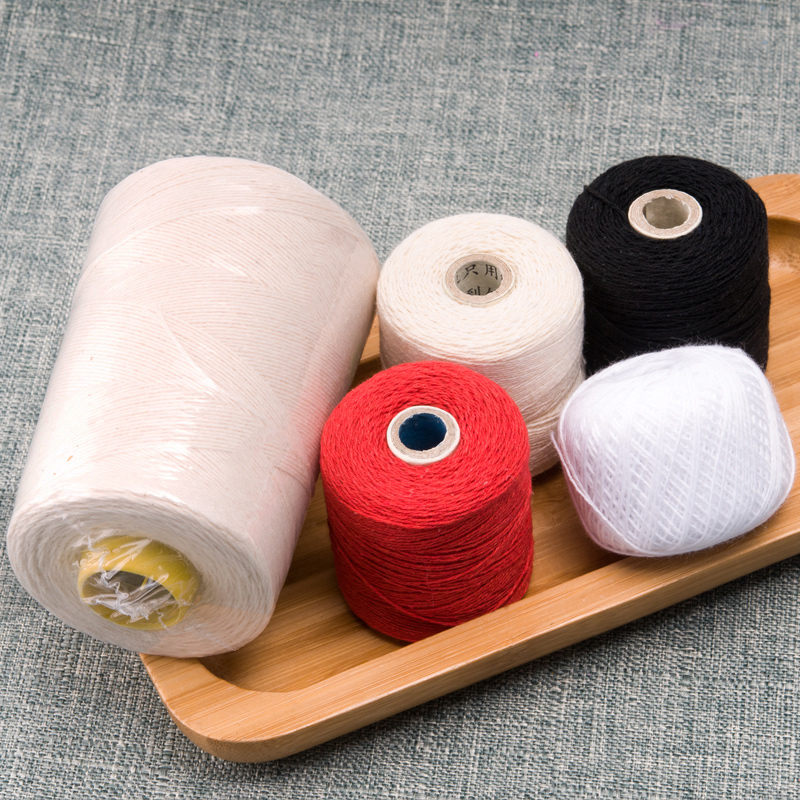 缝被子棉线涤纶线黑白色老式手工家用手缝线缝衣线粗线缝纫机线