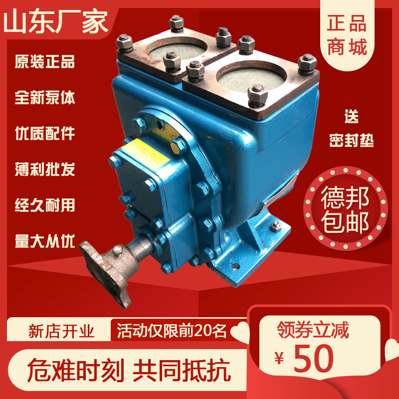 洒水车水泵 圆弧齿轮泵76YHCB-60淄博博山绿化油罐抽汽柴油泵总成