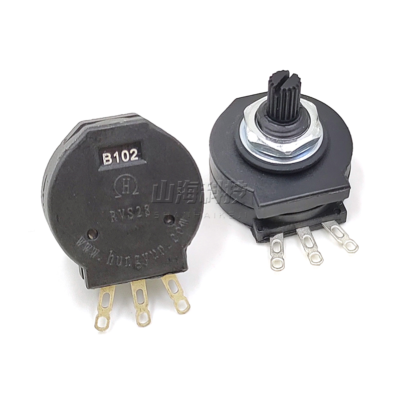逆变焊机电位器RVS28 B102 电焊机推力开关电流调节2W 1K调速器