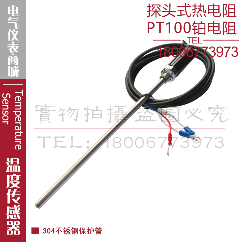西崎热电偶 WZPT-03探头式热电阻 PT100铂电阻进口元件温度传感器