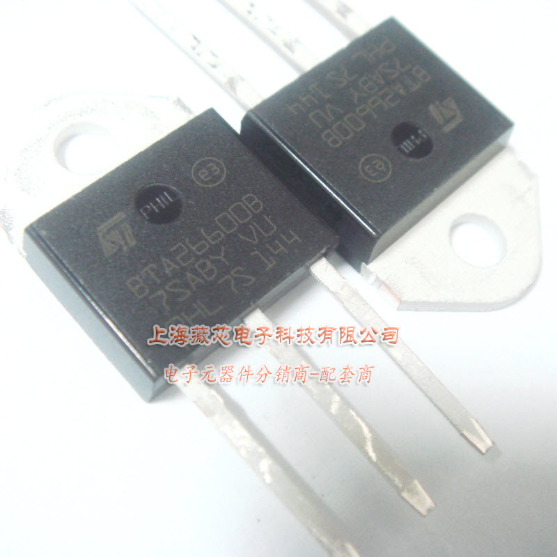薇芯电子  三极管BTA26-600B BTA26600B TO3P直插 8.5元/PCS