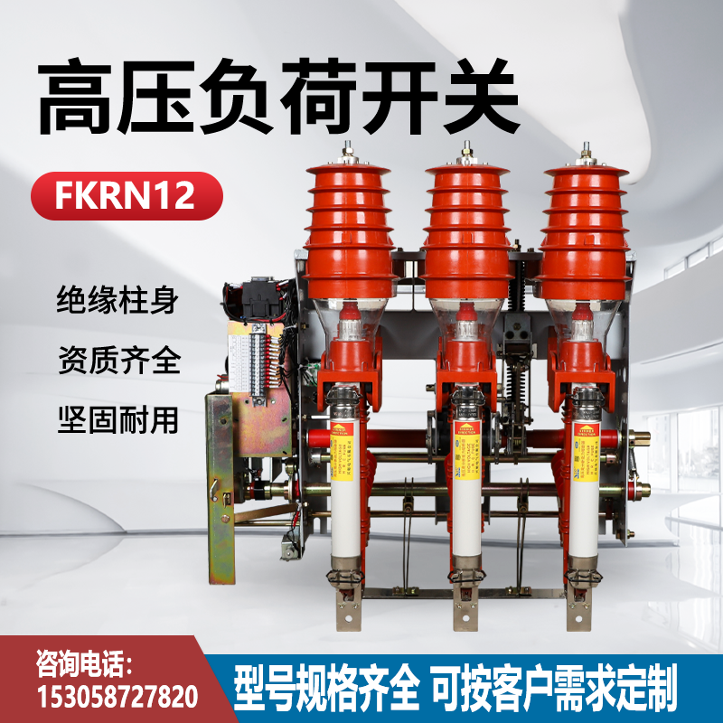 FKRN12-12RD/125-31.5高压负荷开关熔断器组合电器10kvFN12气压式