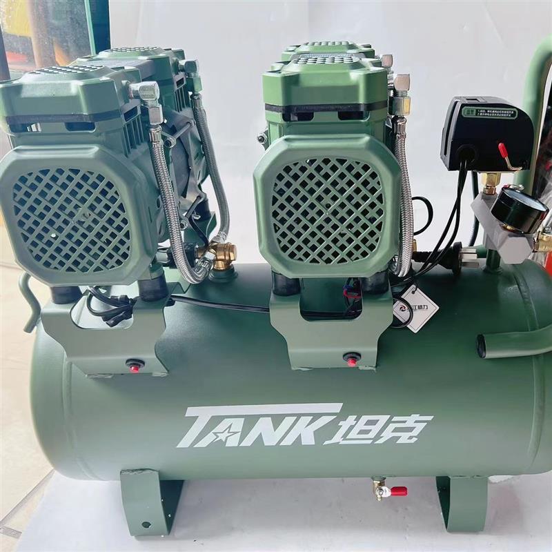 无油静音30L空压机小型220v高压工业级空气压缩气泵木工喷漆
