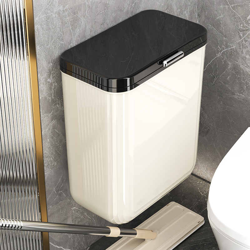 壁挂卫生间垃圾桶家用悬挂式厨房厕所专用新款2024夹缝卫生桶客厅