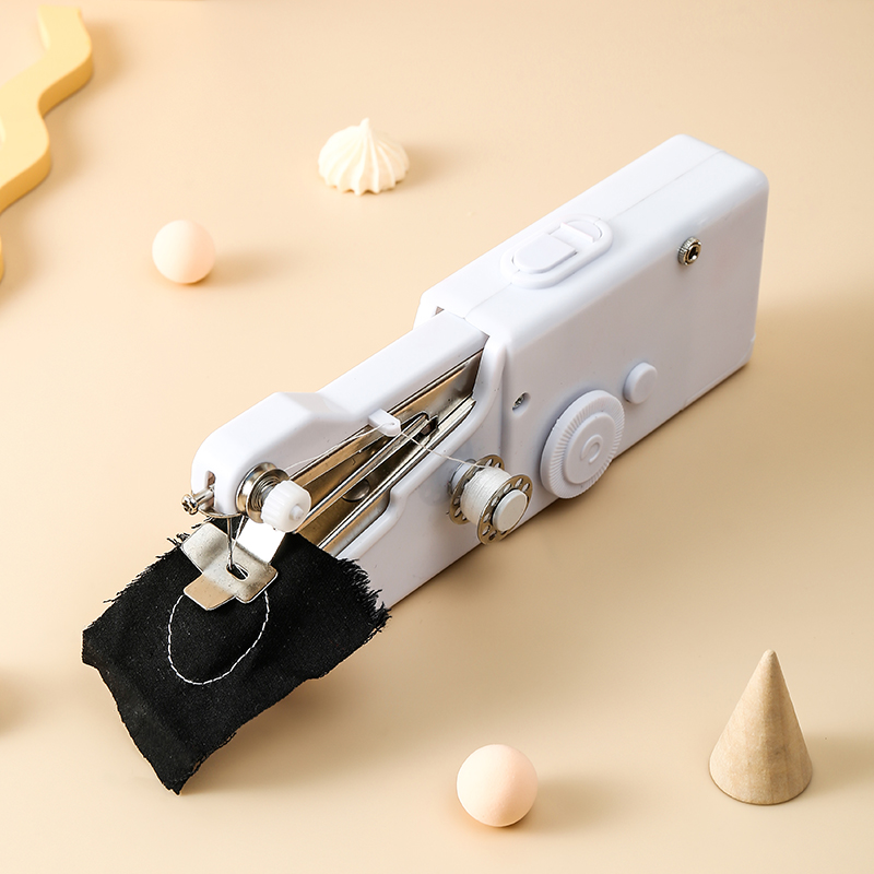 便携式手工裁缝机手持家用小型迷你电动缝纫微型简易手动韧缝衣器