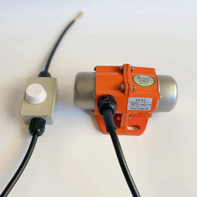厂家直销振动电机振动器可调速单相纯铜线小型振动防水下料筛选机