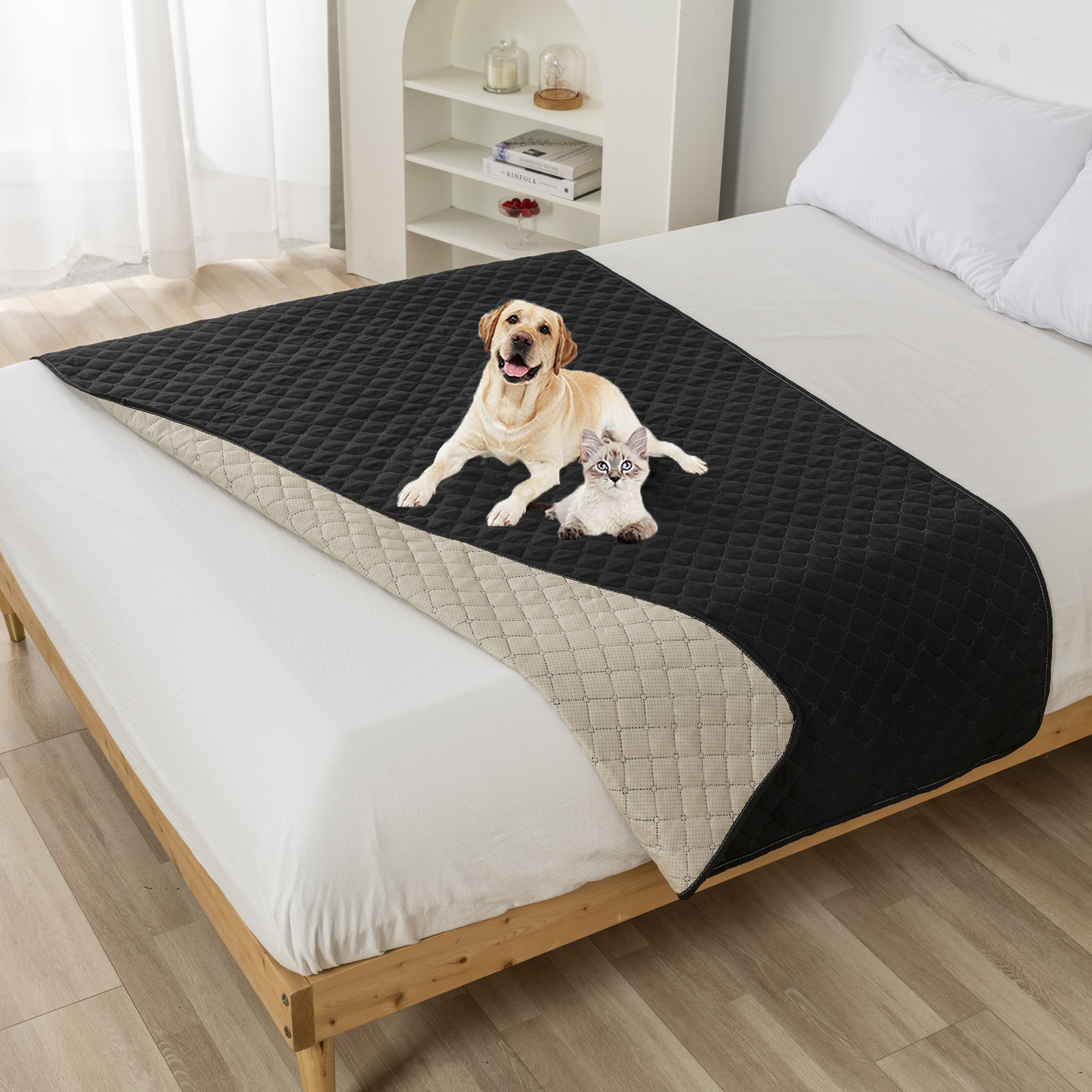 宠物狗狗防尿床垫防水不渗透保护床罩防滑猫咪睡觉垫子可洗沙发垫