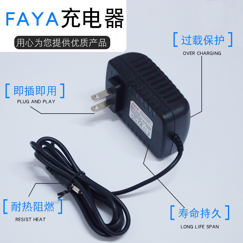 FAYA飞亚充电器线电子秤E3600称重仪表手提蓝牙秤充电器圆头