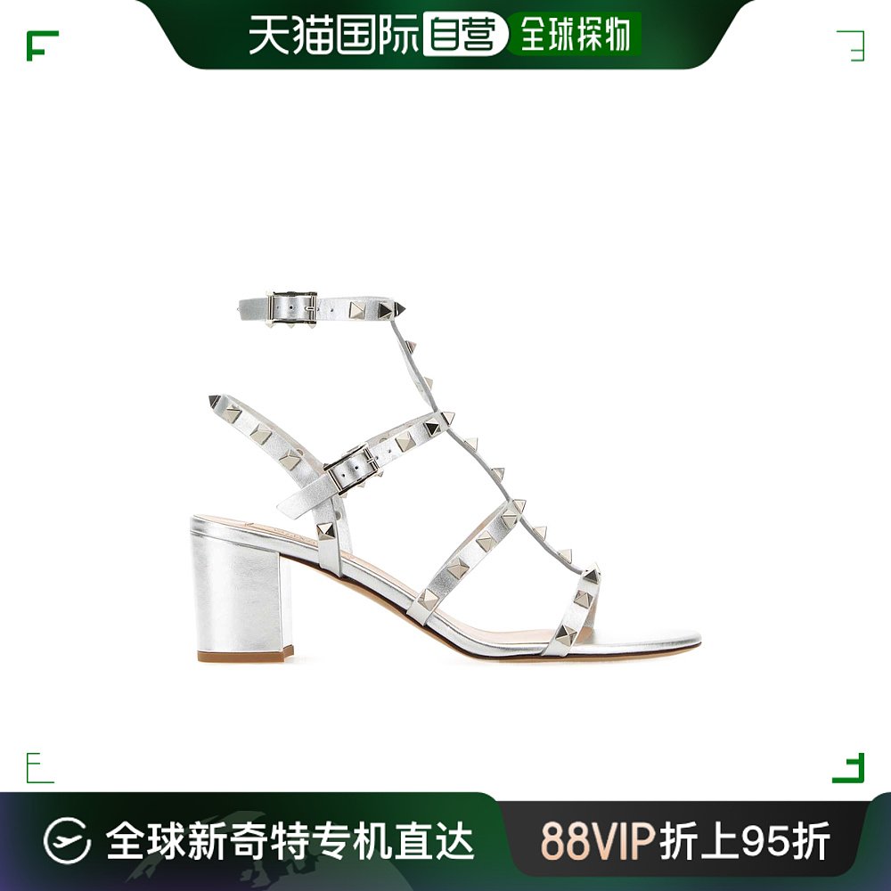 【99新未使用】香港直邮Valentino 华伦天奴 女士 铆钉高跟凉鞋 W