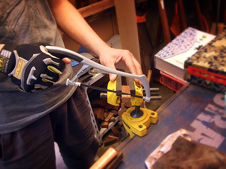 铝合金迷你钢锯架 多功能小手锯 手工锯 家用木工小锯子DIY手锯