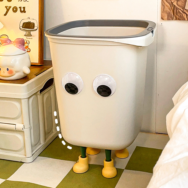 可爱创意垃圾桶大容量家用卧室大号2023新款客厅厨房高颜值卫生桶