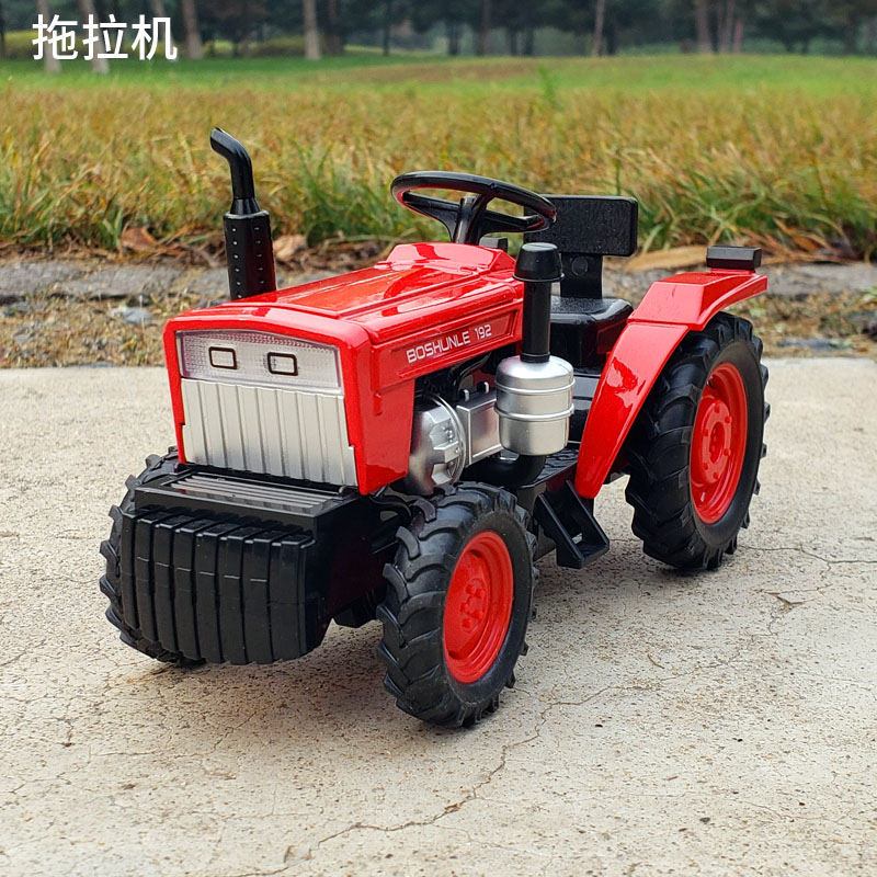 1:32拖拉机运输车合金车模型农场拖拉机仿真金属模型声光回力玩具