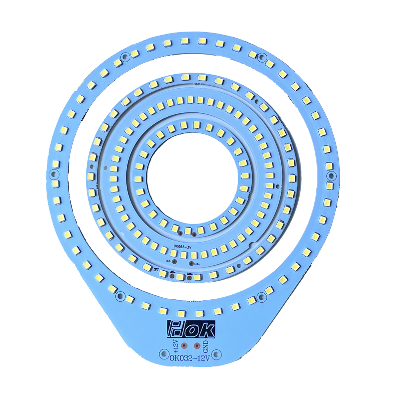 PDOK正品配件放大镜台灯显微镜LED环形光源灯板工厂直营2538贴片灯珠PCB板