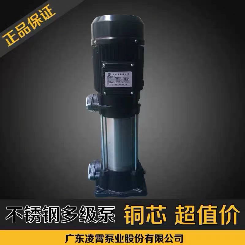 广东凌霄水泵不锈钢立式多级离心泵VM29高压泵清水泵管道增压泵