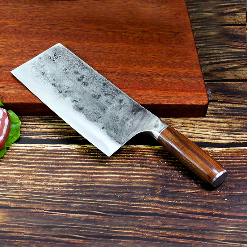 铁匠世家菜刀手工锻打不锈钢切菜刀家用切片刀切肉刀厨房刀具