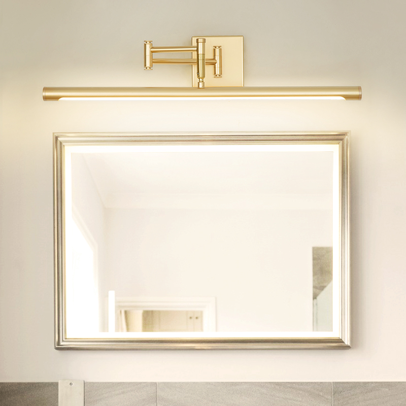 轻奢镜前灯卫生间浴室镜柜专用镜灯LED可移位伸缩摇臂折叠墙壁灯