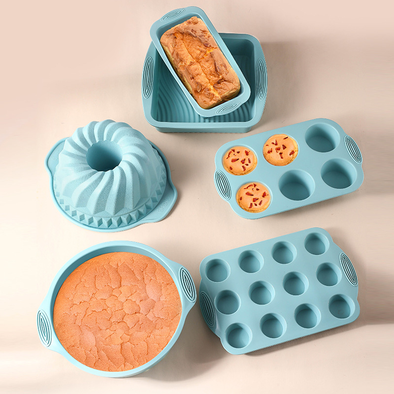 食品级硅胶烘焙工具套装耐高温烤箱烤盘蛋糕吐司戚风烘焙模具