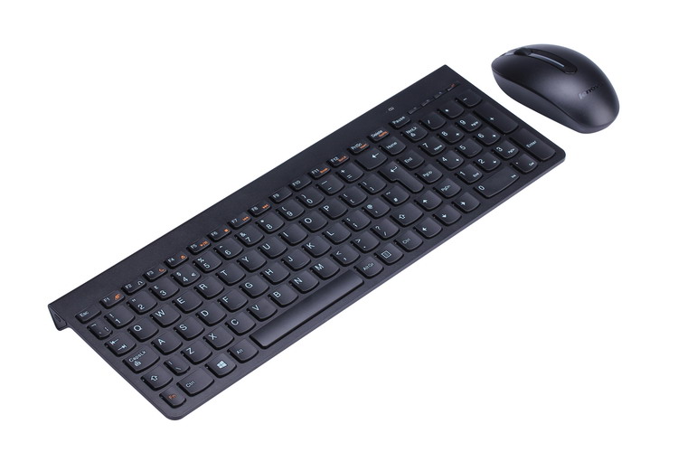 X架构剪刀脚超薄静音联想无线键鼠套装巧克力办公笔记本外接键盘