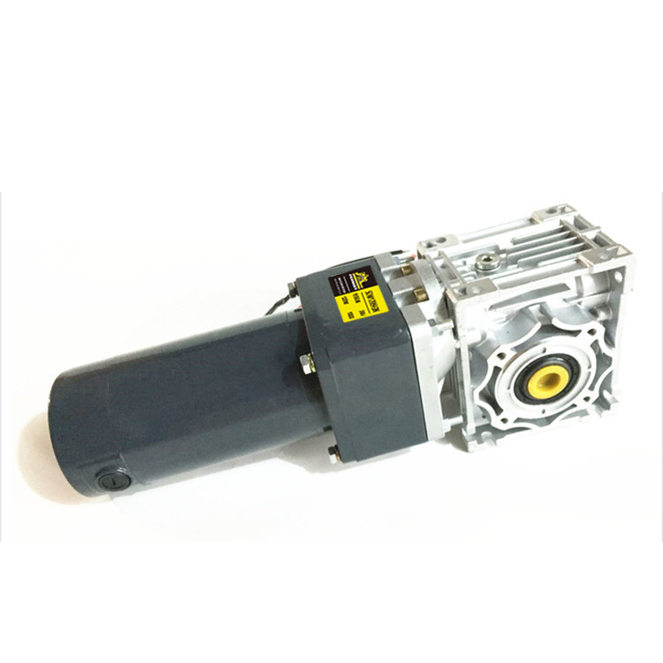 定制直流电机配RV双级涡轮蜗杆减速机90度出轴立式超低速蜗轮减速