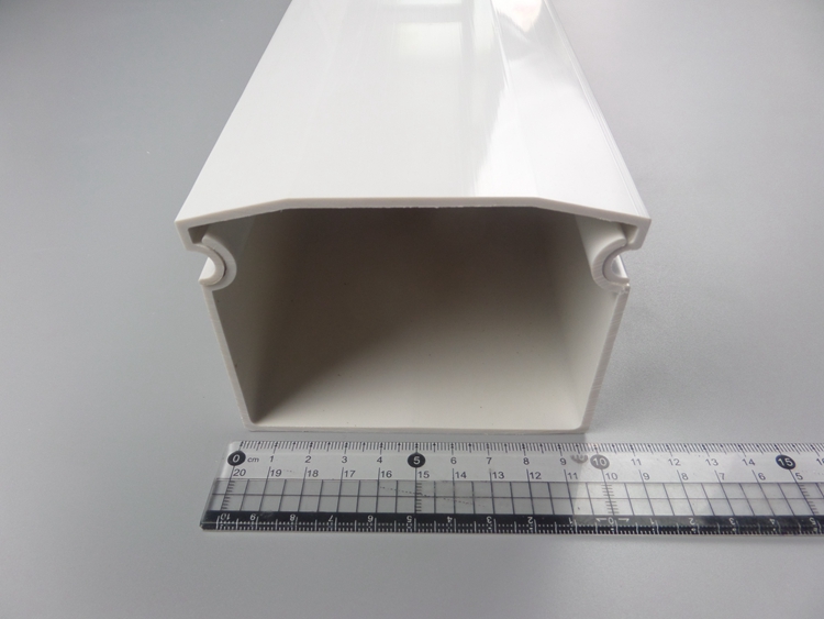 加厚PVC线槽100×80MM明装阻燃2.8厚全新料明线电线线槽塑料桥架