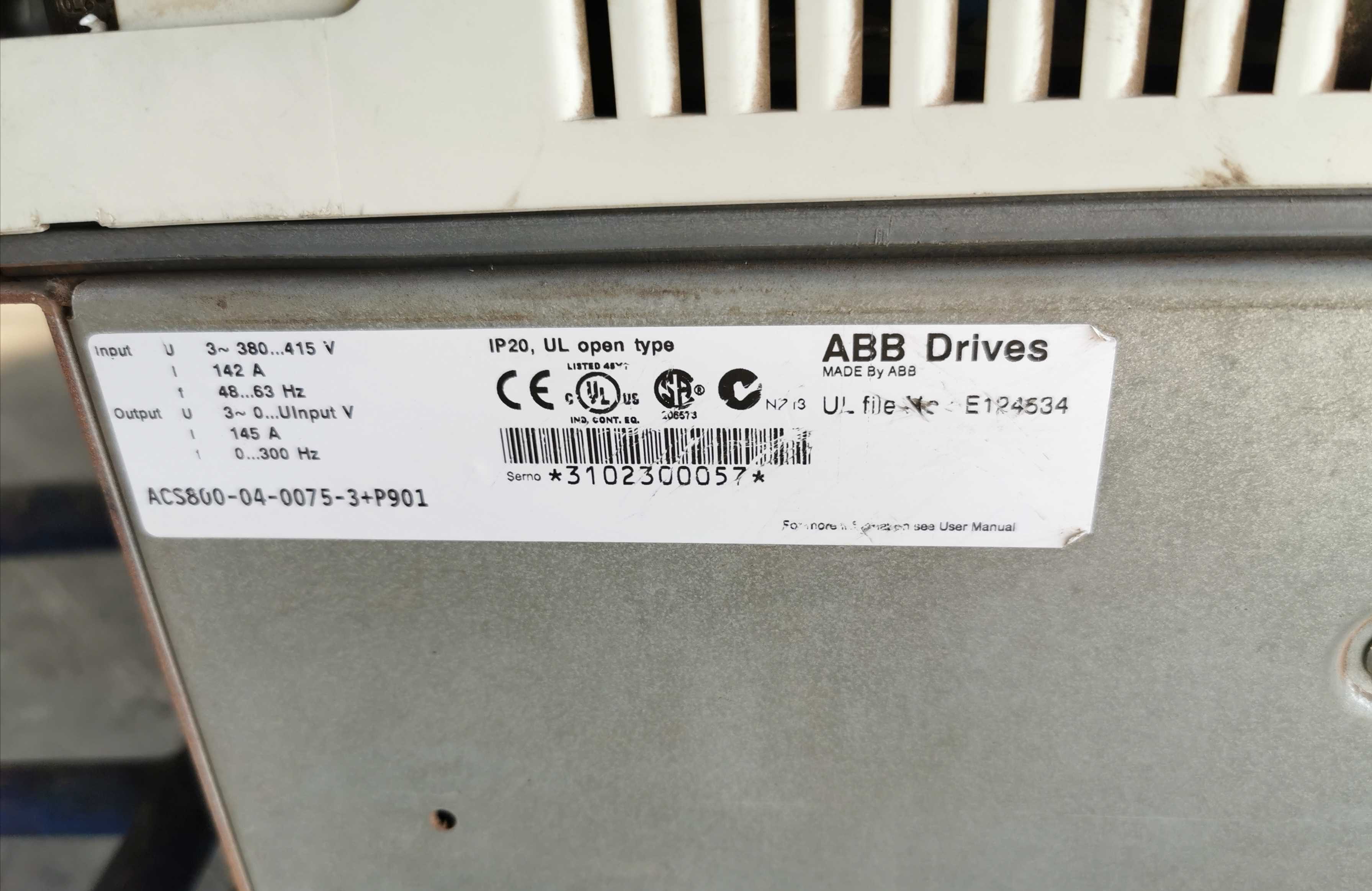 ABB800变频器55KW/ACS800-04-0075-3+P901实物图包好用