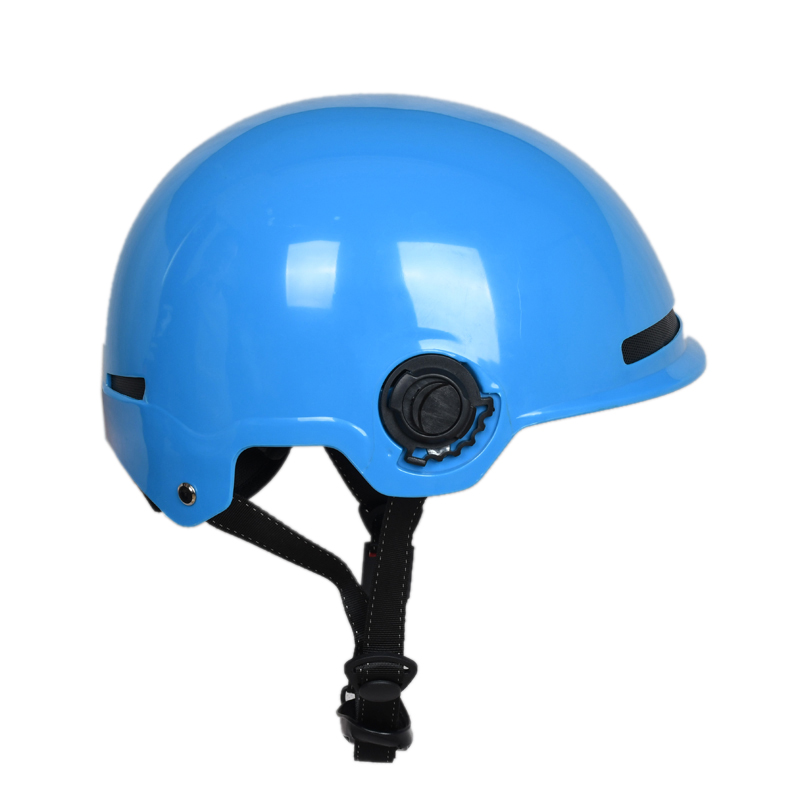 蓝色黄色头盔哈啰美团电单车共享专用头盔可印字可开票青桔厂家