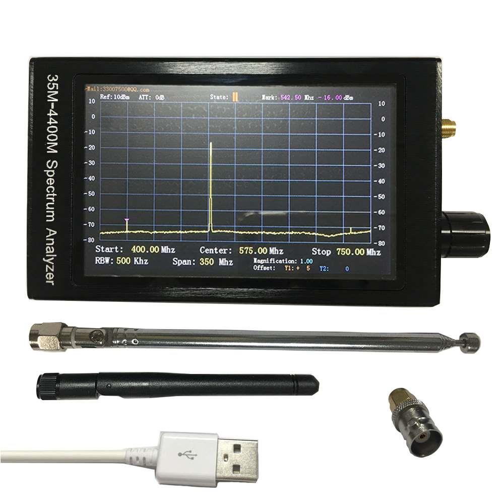 新品2023手持便携频谱分析仪35M-4400MHz测试实验室射频RF高频EMC