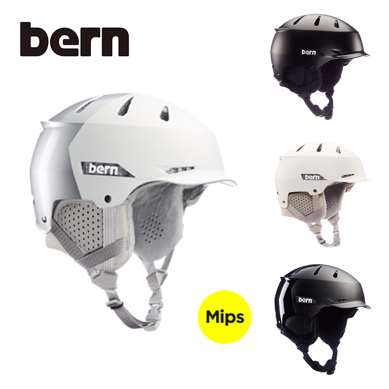 23-24新款bern单板MIPS滑雪头盔安全护具男女款亚洲版超轻碳纤维