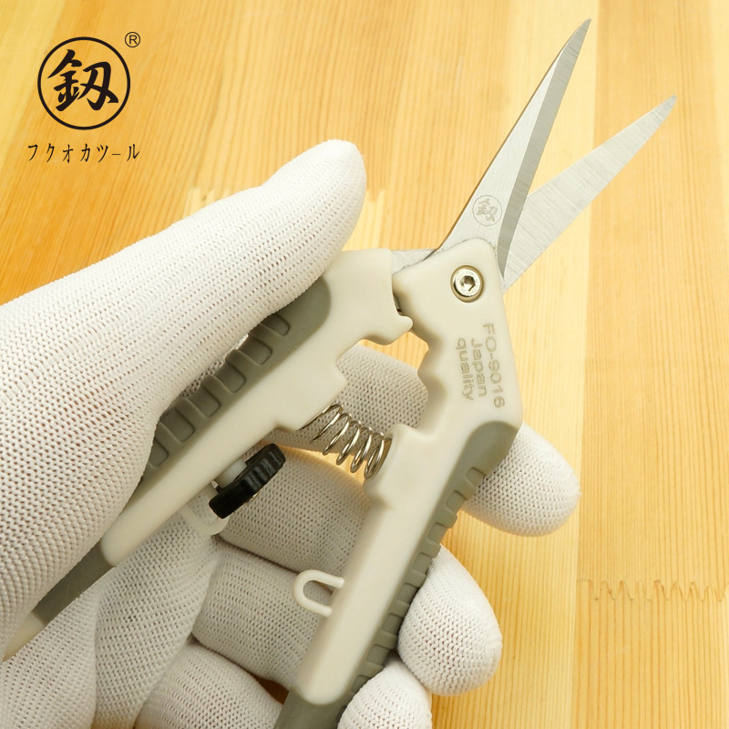 工业级工具冈福电子日式剪F剪0铝扣板6寸O9电工16-线槽剪刀铁皮剪