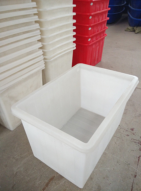 加厚塑料水箱300L高耐酸碱化工方箱牛筋方桶养殖养鱼养龟水箱周转