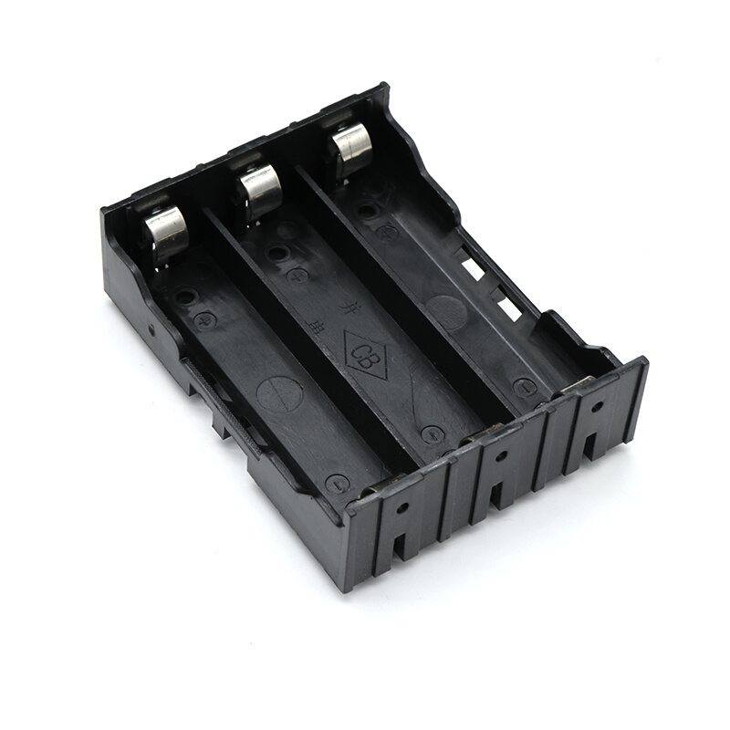 18650电池座 串联并联盒子可装加保护板 插针 DIY锂电池盒