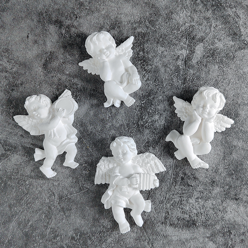 小天使翻糖硅胶模具欧式巴洛克蛋糕装饰丘比特巧克力模具diy烘焙