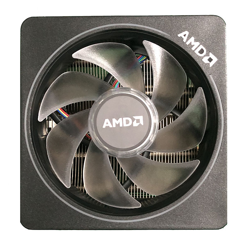 AMD散热风扇原装CPU散热器3700X铜管幽灵棱镜Wraith PrismRGB锐龙