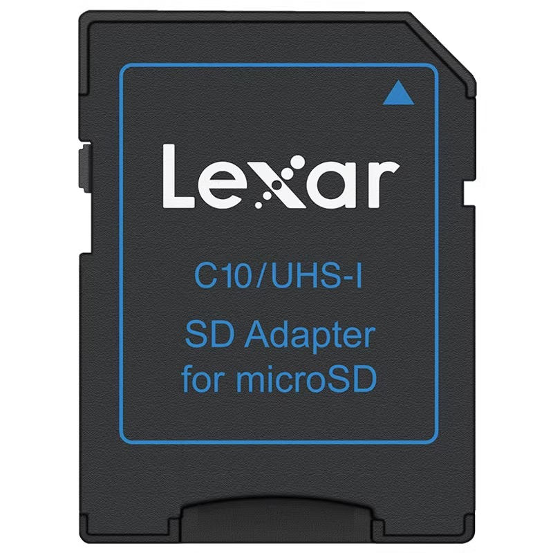 Lexar雷克沙sd卡转换器TF卡转SD卡套相机卡托行车A记录仪扩展内存
